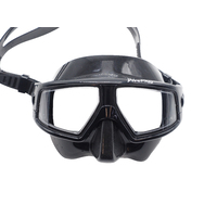 DivePRO Zero Mask Snorkel Set Black Low Volume for Spearfishing Freediving
