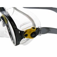 Cressi Big Eyes Evolution Mask [Colour: CRYSTAL CLEAR/YELLOW]