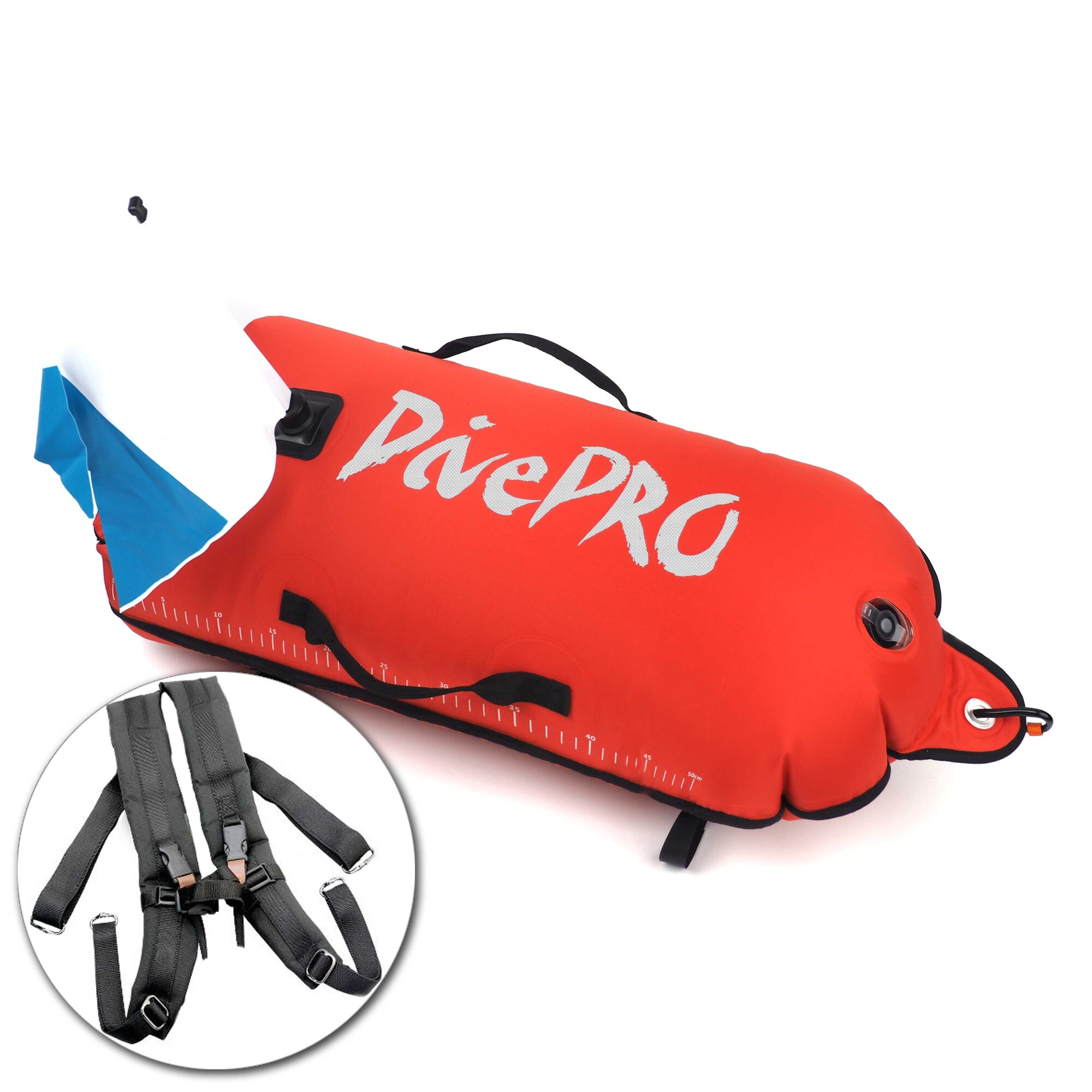 DivePRO Spearfishing Float Dry Bag 25L 420 Denier Nylon Freediving Gear