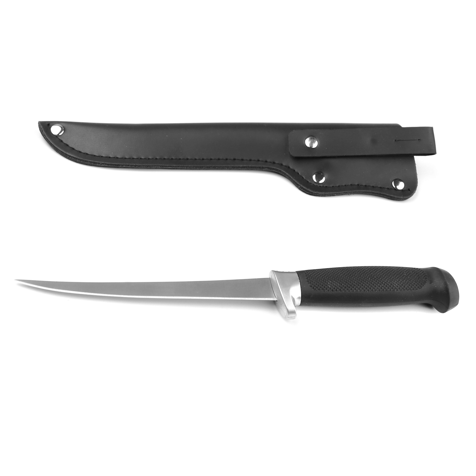 DivePRO Stainless Steel Curved Fish Filleting Knife with Sheath - Picture 6 of 13
