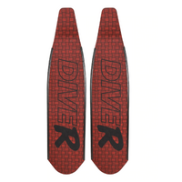 DiveR Innegra Blades Red with Black edge