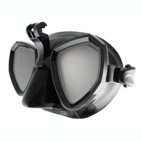 SALVIMAR TRINITY MASK BLACK with GoPro Mount