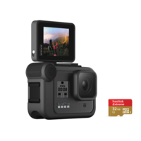 GoPro HERO8 Black Action Camera With 32G SD Card + Display Mod