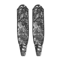 DiveR Carbon Blades Monochromatic Reef Life Black & White