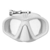 DivePRO Dive Mask Shadow with GoPro Mount White