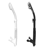 DivePRO Ultra Dry Premium silicone mouthpiece Snorkel Scuba Diving Snorkelling Gear in Pink White Black