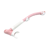 DivePRO Ultra Dry Premium silicone mouthpiece Snorkel Scuba Diving Snorkelling Gear Pink