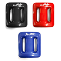DivePRO Scuba Freediving Spearfishing PVC Coated Dive Lead Weights 0.5Kg 1Kg 1.5Kg 2Kg