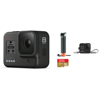 GoPro Hero8 Black + 32G SD Card + GoPro Handler + GoPro Sleeve + Lanyard Blackout