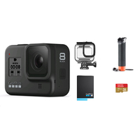 GoPro HERO8 Black + 32G SD Card + Protective Housing + The Handler + Rechargeable Battery