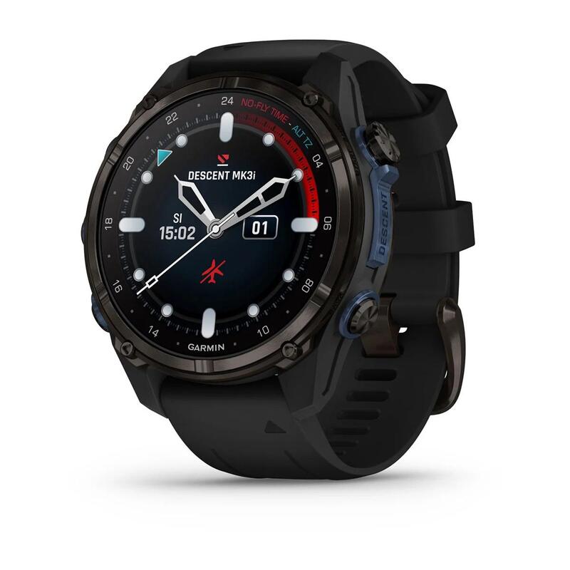Garmin Descent™ Mk3i – 43 mm Carbon grey DLC titanium with black silicone band