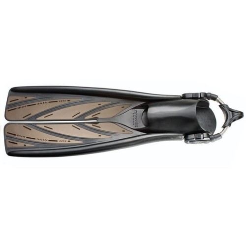 Atomic Aquatics Splitfins Smoke [Size: LG]
