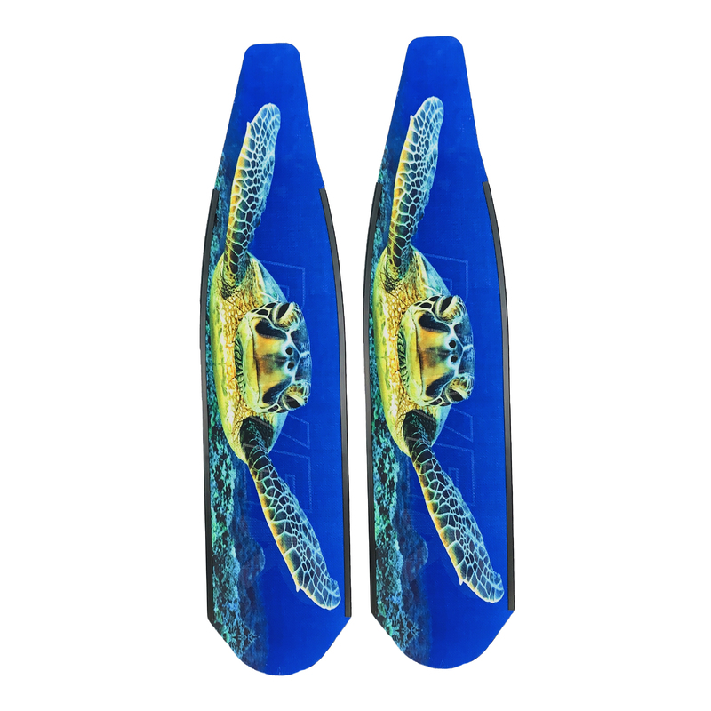 DiveR Carbon Blades Turtle Freediving Blades [stiffness: Soft]