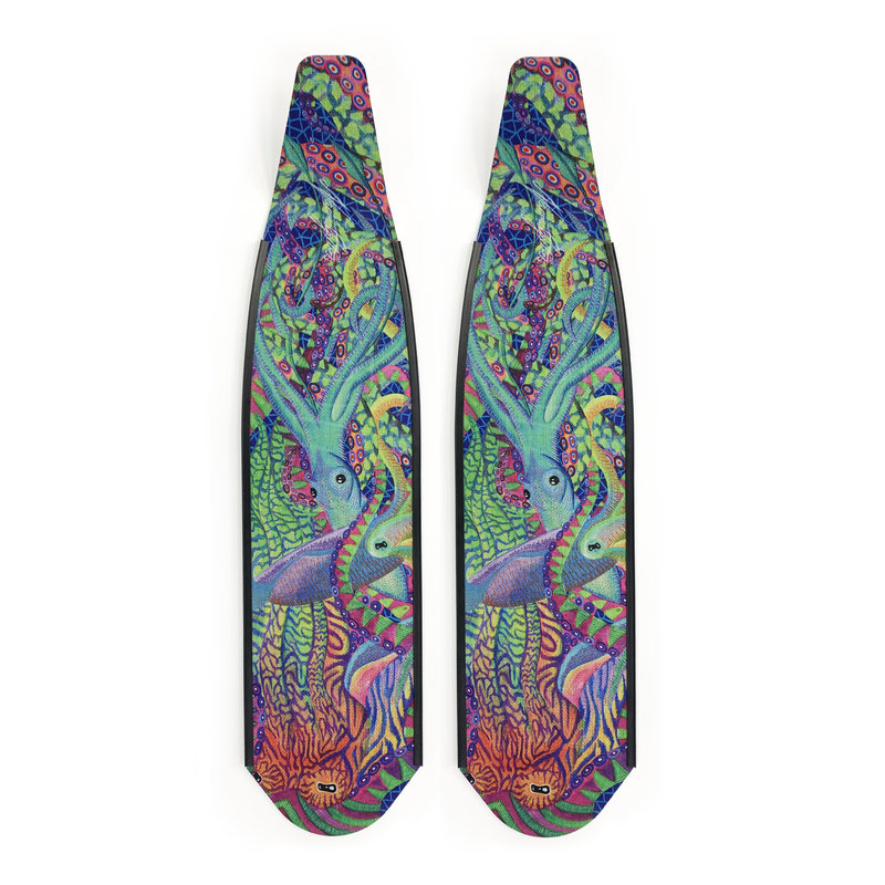 DiveR Carbon Blades Cephalopod Black Edge [stiffness: Soft]