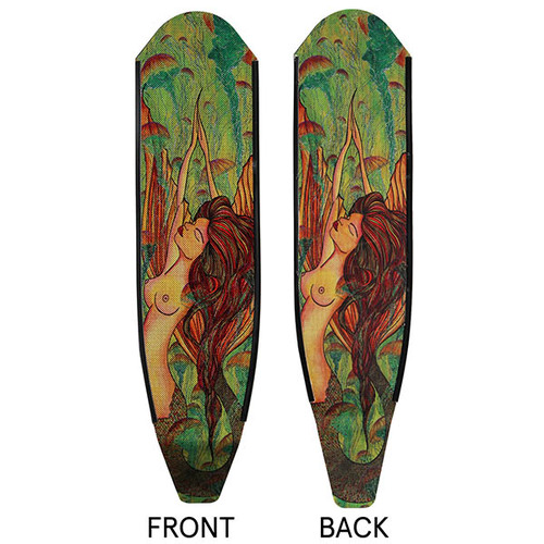 DiveR Carbon Blades Green Mermaid Freediving Blades [stiffness: Soft]