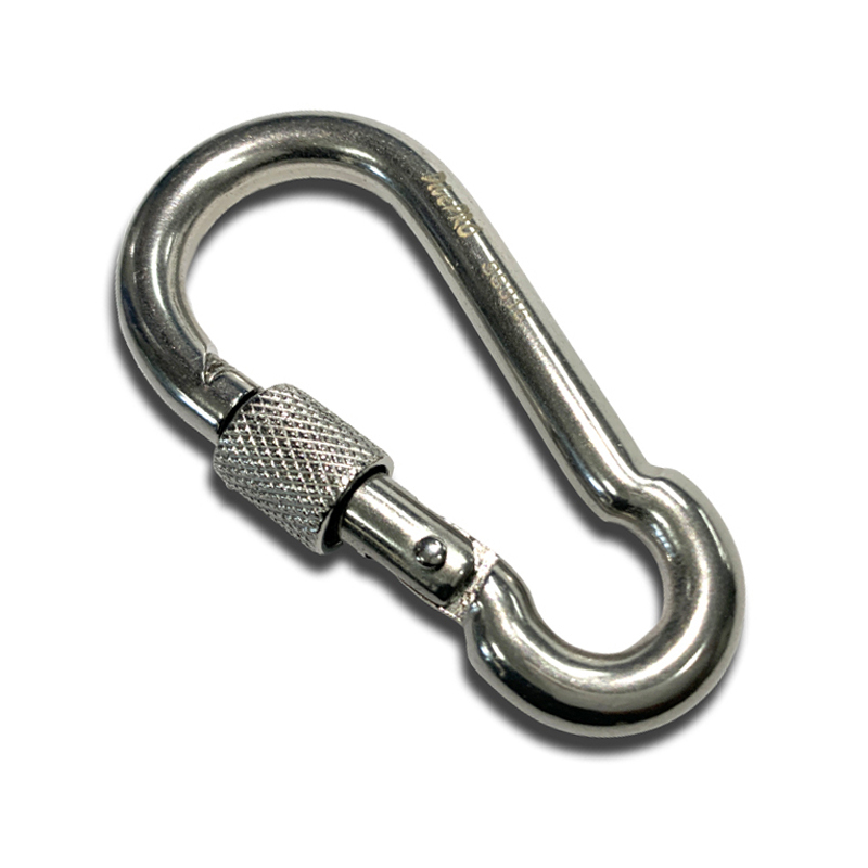 DivePRO 9*90 Heavy Duty Carabiner Stainless Steel 316 Snap Hook Clip with Lock