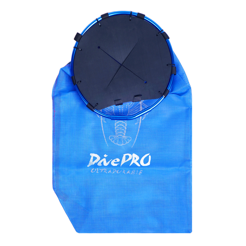 DivePRO Pozi Style Heavy Duty Aluminium Handle Cray Scallop Catch bag
