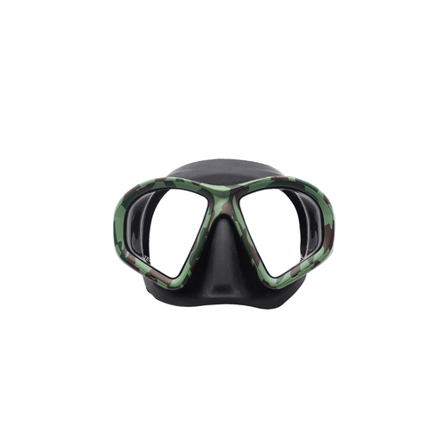 DivePRO Predator Mask Green Camo (Optical Lens Available)