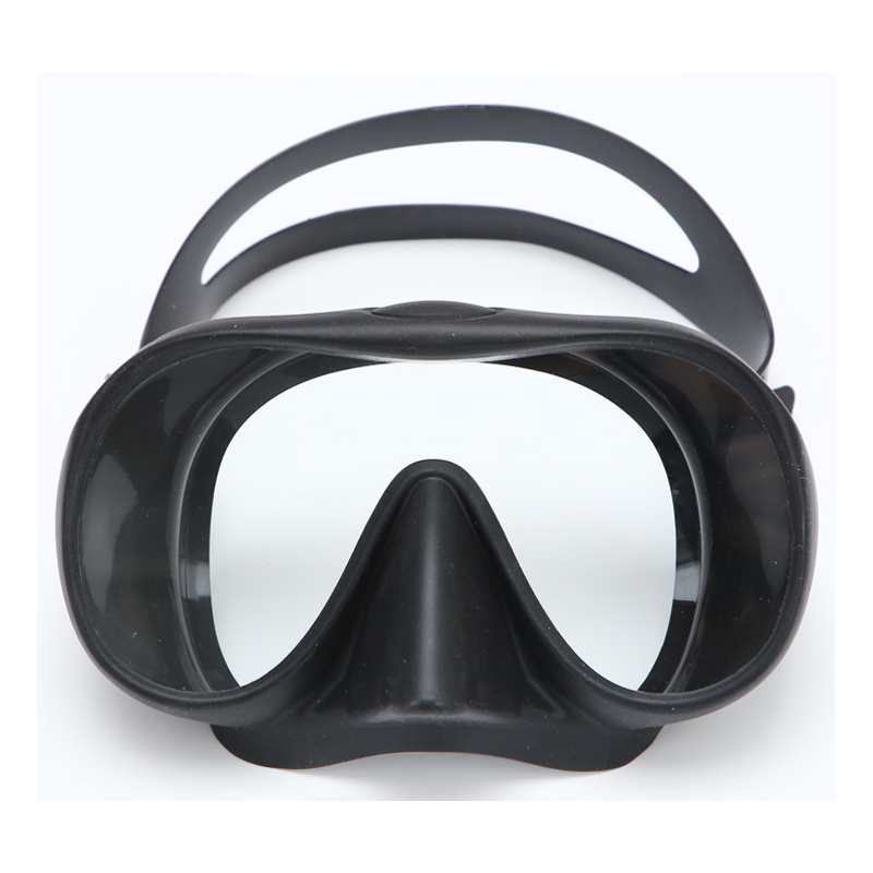 DivePRO Super-Vision Frameless Scuba Mask  [Colour: Black]