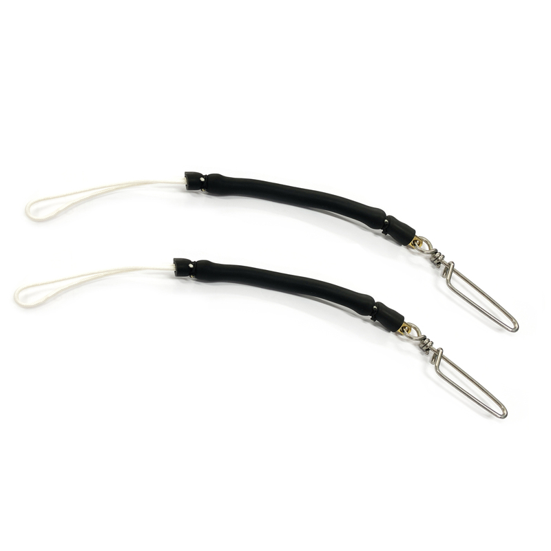 DivePRO Spearfishing Speargun Muzzle Bungee Shock Cord with Snap Clip 2 Pack