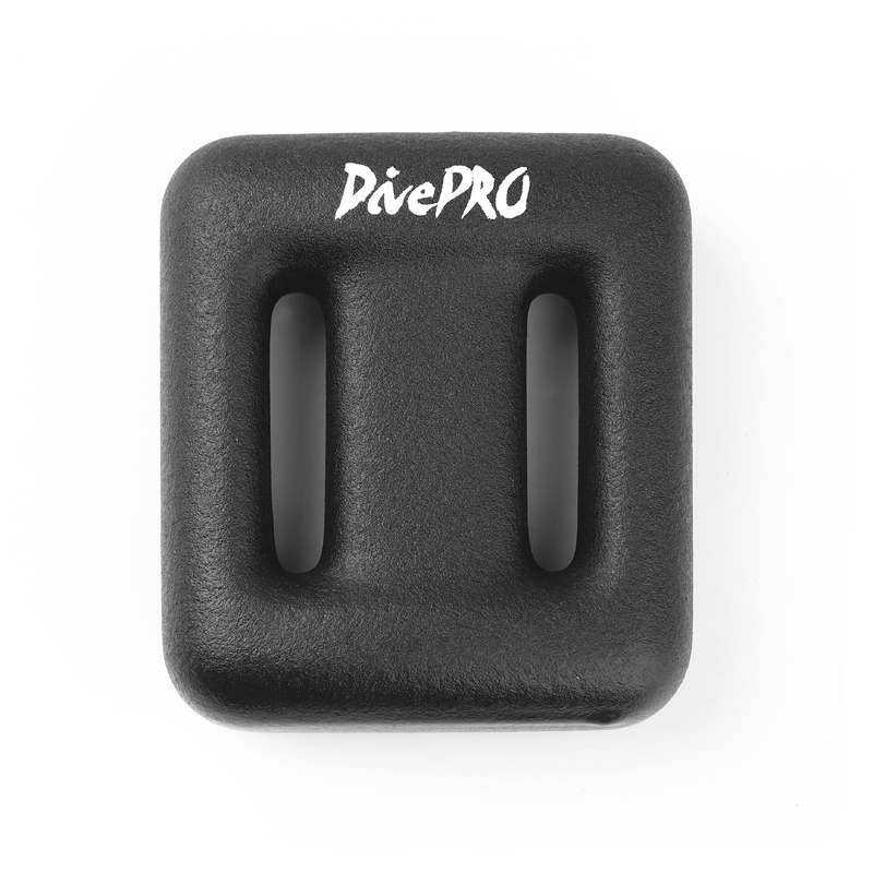 DivePRO Matte PVC Coated Scuba Freediving  Spearfishing Dive Belt Lead Weights [Black 2 Kg]
