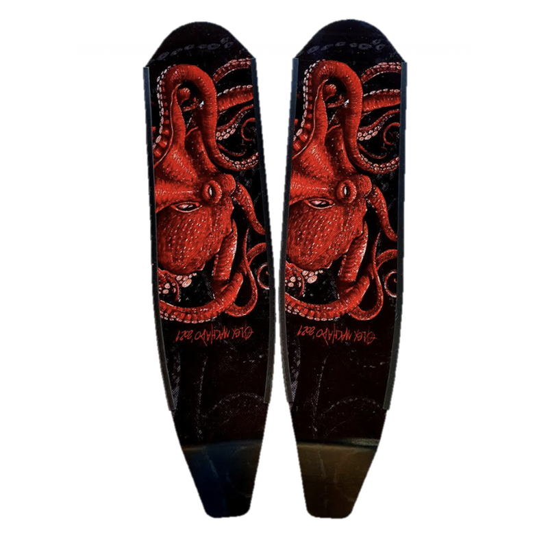 DiveR Composite Blades Wild Red Octopus [Stiffness: Soft]