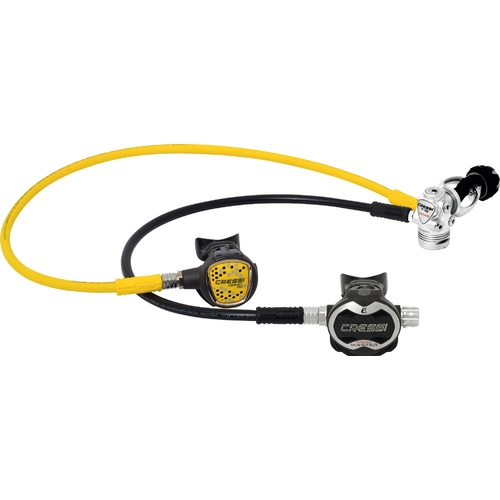Cressi T10 SC/MASTER CROMO + OCTOPUS COMPACT PRO [Style: INT]