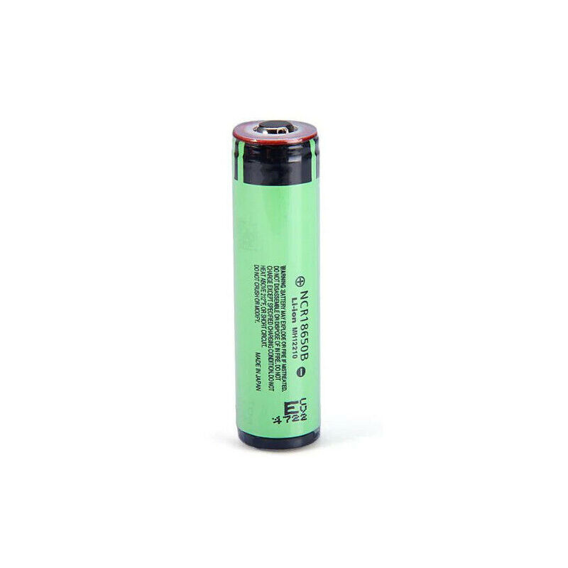 Genuine Panasonic NCR18650B 3400mAh Protected Li-Ion Battery (Button Top/Nipple Top)