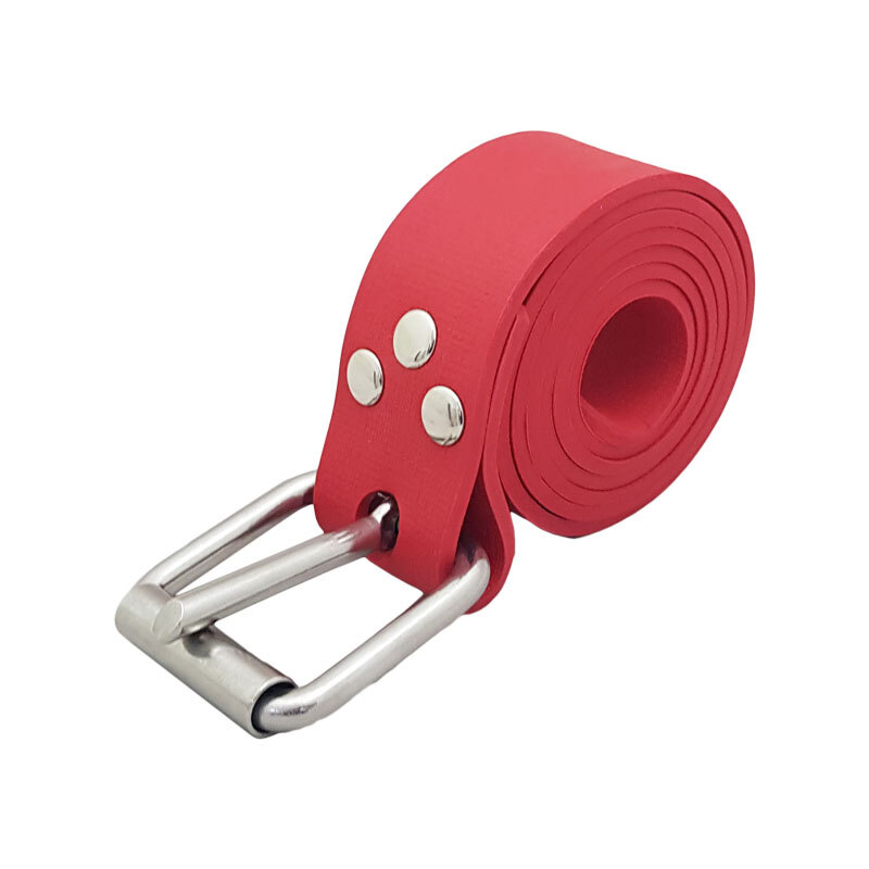 Ocean Hunter High Stretch Marseille Rubber Weight Belt [Colour: Red]